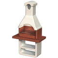 Barbecue sardegna a carbonella 114x64x210,5 cm (lxpxh)