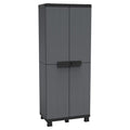 Armadio in resina terry 2 ante con ripiani convertibili 68x172,5x39 cm (lxhxp)
