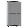 Armadio in resina terry 3 ante tuttopiani portascope 102x181x39 cm (lxhxp)