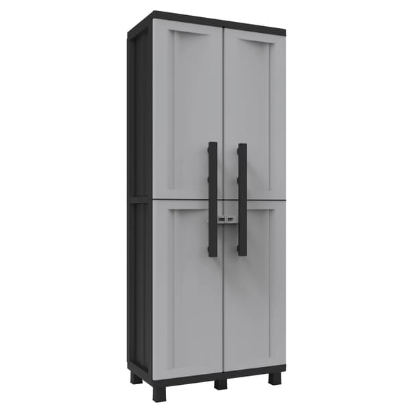 Armadio in resina terry 2 ante portascope 68x170x37,5 cm (lxhxp)