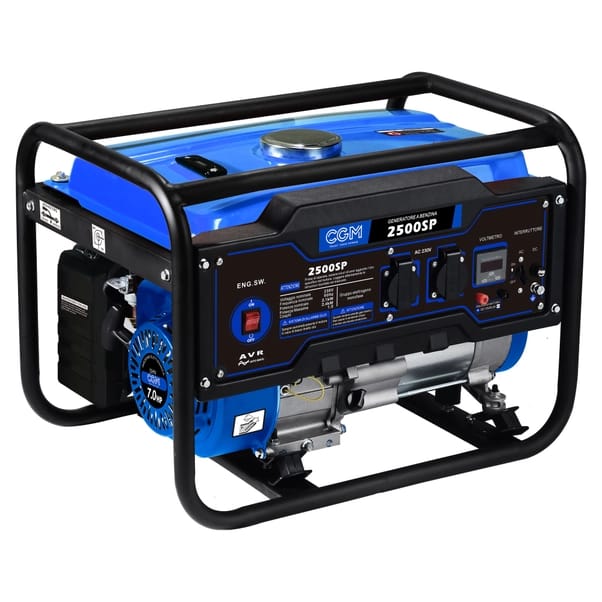 Generatore 2400 w 4 tempi benzina cgm 2500sp potenza continua 2100 w con avr
