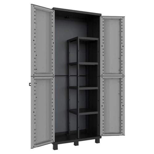 Armadio in resina terry 2 ante portascope 68x170x37,5 cm (lxhxp)