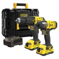 Kit trapano battente fatmax 18v sfmck465 d2t avvitatore impulsi 18v 1/4" 2 batterie litio 2 ah