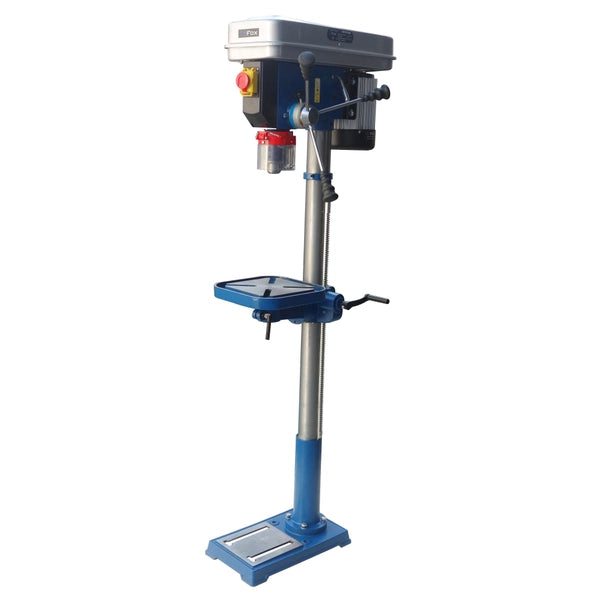 Trapano a colonna da terra fox 460 w foratura mandrino Ø 3-16 mm corsa mandrino 80 mm