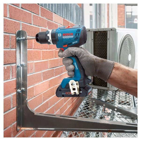 Trapano battente bosch 18v gsb18v-65 pro brushless 1 batteria 2 ah e 1 batteria 4 ah peso 1,12kg